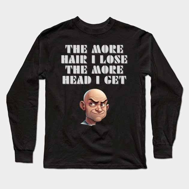 Hairloss humour gift Long Sleeve T-Shirt by CPT T's